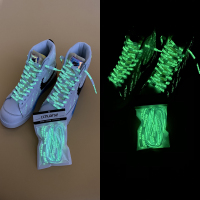 鞋带英雄联盟电玩像素AF1高帮空军一号板鞋BlazerMid77开拓者夜光 白色夜光JDI鞋带120cm一双(2根)