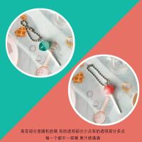 US8ACC球鞋适配AJ1糖果AF1彩虹blazer小ow镭射AJ4七彩渐变鞋带 #15绿白+#16红白渐变果汁糖各1个