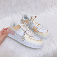空军一号小雏菊鞋带装饰奶油1970s AF1配饰适配aj1小雏菊帆布女鞋 120cm雏菊鞋带一对（送挂链）