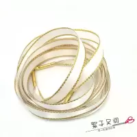一件绸缎鞋带 缎带鞋带 雪沙鞋女改造小白鞋鞋带帆布鞋带时尚 金边白色80cm/对