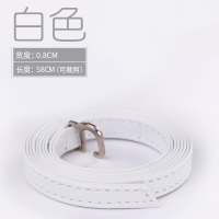 交叉束鞋带女鞋扣带高跟鞋防掉带不跟脚懒人鞋带扣隐形防掉神器 0.8白色 均码