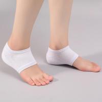 隐形增高袜内增高鞋垫男女式套脚增高神器体检增高硅胶后跟垫 白色女款2厘米 均码