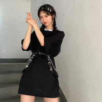 朋克腰带女机能风腰链装饰裙子链条裤链jk皮带配牛仔裤腰封背带夏 单独腿环