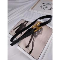 法式复古实用真皮腰带女时尚百搭黑色牛皮皮带装饰牛仔裤潮ins风 黑色古铜金八字扣真皮腰带