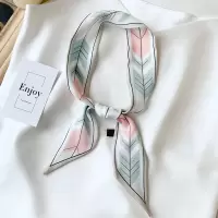 2020韩版细窄丝巾女长条飘带绑包包装饰丝带腰带发带春秋小领巾潮 彩色箭头