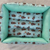 狗窝猫窝四季通用夏季狗床狗垫猫屋猫别墅泰迪小型中大型狗狗用品 清凉绿 S号(10斤内宠物)