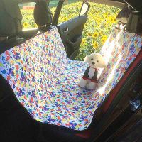 最新涂鸦宠物汽车垫后排 外出狗垫汽车后排 耐抓耐咬宠物车载垫 涂鸦款 135*135cm