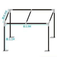 宿舍上铺床帘支架可伸缩寝室上床床架单人床学生蚊帐架子加粗杆子 [压脚款]190长*90宽*110高