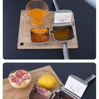 304不锈钢手动榨汁机榨柠檬榨汁器手挤柠檬炸西瓜压橙汁机压榨器 普通不锈钢 48道工艺