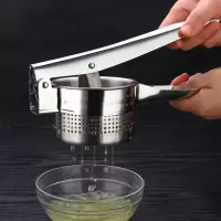 菜馅挤水器不锈钢家用蔬菜脱水器挤菜馅饺子馅大号拧干挤菜馅神器 底部侧部带孔[圆型款]净重1斤