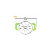 大号西瓜切哈密瓜分割切块器不锈钢水果切片切瓜切割厨房工具神器 小号[32.2*21]