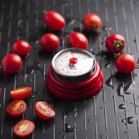 德国品牌plazotta厨房机械计时器学生番茄计时钟烘培倒计时钟 红色