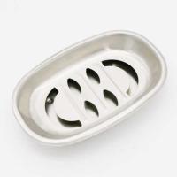 防晒不老化 不锈钢双层可沥水大号肥皂盒 可放特大洗衣皂碟 皂盒 笑脸款