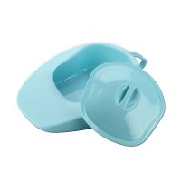 加厚老人卧床大便盆男女用大便器瘫痪病人床上马桶带盖塑料接便器