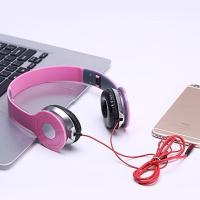 隔音耳机防噪音耳罩睡眠睡觉学习护耳器工业头戴式耳塞静音消音 粉红色耳机