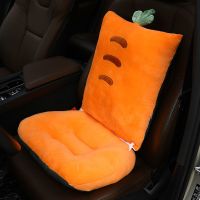 连体学车坐垫科目二考试考驾照练车增高驾考椅子屁股垫靠垫加厚女 单坐垫橘色 轻薄款(1米65以上使用)