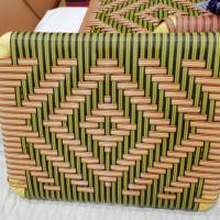 透气纤维藤坐垫是员工学生久坐夏天必备之物。规格:31X25X3厘米。