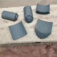 仿古青瓦板瓦小青瓦灰瓦徽派围墙屋檐屋顶瓦板瓦装饰瓦仿古树脂瓦
