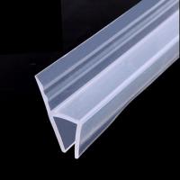 玻璃门密封条门缝防风档条h型无框阳台窗户浴室淋浴房门防水胶条 h型 玻璃6mm厚一米价