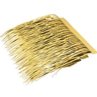 铝合金稻草仿真茅草瓦屋顶装饰人造毛草屋顶仿古园林装饰瓦一平米 稻黄色