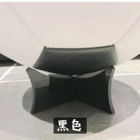 球托支架篮球足球摆放底座展示架收藏展示台亚克力透明收纳展示盒 黑色支架