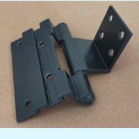 50铝合金门窗合页老式加厚承重铰链内外开窗配件断桥铝窗合页铰链 黑色1个【买5送1】