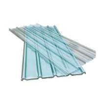 阳光板透明板阳光瓦树脂纤维板雨棚板阳光房阳光瓦采光瓦860型 0.8毫米厚860毫米宽 样品