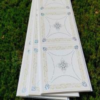 PVC塑料板扣板吊顶天花板客厅走廊阳台厨房卧室装饰材料家装棚板 宽30CM 长3米每片