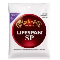 Martin马丁民谣吉他弦MSP7100 7050木吉他琴弦套弦国产 MSP7050(磷铜11-52)