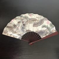 扇子折扇古风古典男女生霸气日用折叠扇夏中国风配古装汉服易开合 8寸白清明 扇子(不含扇坠扇袋)