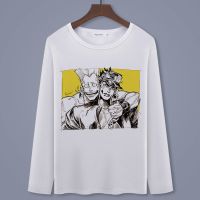 JOJO奇妙冒险吉良吉影杀手皇后空条承太郎秋季长袖T恤男女打底衫 5 S 55斤-79斤