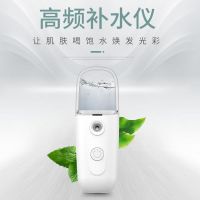 迷你手持加湿器喷雾器学生随身补水仪办公户外便携式USB纳米补水 玉石白[普通款]