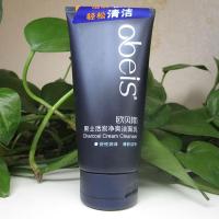 欧贝斯男士活炭净爽洁面乳 深度清洁控油去黑头补水洗面奶130g 欧贝斯男士活炭洁面乳