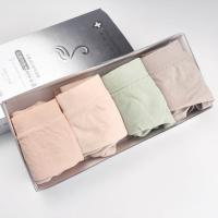 4条女内裤石墨烯抗菌盒装无缝女士无痕提臀蜂窝导湿三角贴合 [优惠装四条盒装]四色同款 [均码]90-130斤