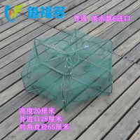 灯笼款折叠渔网捕鱼龙虾网泥鳅黄鳝虾笼鱼笼螃蟹笼海用加厚淡水 普通 淡水款6进口+赠品