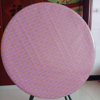 老式桌子桌布加厚桌垫防水防油不怕烫PVC革桌面钢丝球随便擦桌套 席纹（圆） 80厘米