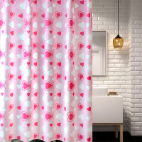 浴室窗帘浴帘布防水帘保暖不透洗澡间隔断遮光厕所洗澡帘沐浴门帘 单帘80宽*180高+挂环