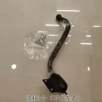 原厂五征奥翔农用三四轮车配件全家福后视镜大视野时风倒车反光镜 五征镜杆 1个(左)