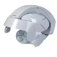 电动头部按摩器 脑轻松头部脑部按摩理疗仪松头皮头部保健助眠仪 银灰色