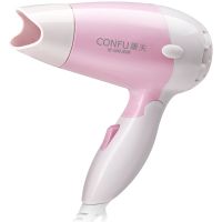 康夫吹风机学生宿舍旅行迷你型折叠便携式小功率家用静音电吹风简 粉色500W 无赠品