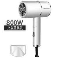 电吹风机家用学生宿舍可折叠便携蓝光负离子静音大小功率不伤发筒 贵宾白 [宿舍款]800W 送集风嘴