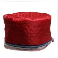 染发帽电热帽烫发帽焗油帽蒸发帽护理帽发膜加热焗油机 普通款红色