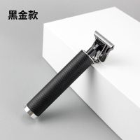 T9油头推剪发廊专业电推剪理发器推光头修边雕刻痕佛头电动小推子 黑金款 基础款[单电池]无礼品