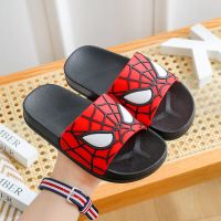 儿童拖鞋夏男童女童室内防滑软底家用家居可爱小孩宝宝婴幼凉拖鞋 黑色-蜘蛛款 内长16cm(26码约2岁半)