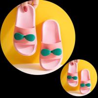 儿童拖鞋男童女童卡通家居软底超防滑浴室宝宝凉拖鞋 粉送粉[小树苗] 24码送24码 内长140+140MM