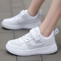 巴布豆夏季儿童小白鞋女童白色板鞋男童白鞋男孩中大童休闲小学生 巴玛奇B86白色 27码/鞋内长17cm