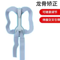 驼背矫正器成年人隐形家用背部驼背矫正带防学生坐姿矫正纠正神器 [基础版]龙骨支撑 S码丨合适矫正[60-110斤]