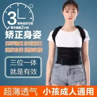 驼背矫正带矫姿带成人儿童学生男女士驼背矫正器背部矫正器隐形 L