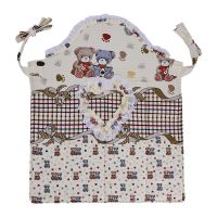 婴儿老式传统背带婴儿宝宝后背式冬季加棉云南贵州四川背被背扇 黄色小熊(款1)