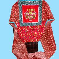 广西背带前后两用抱娃神器宝宝背带棉料和花布带手多功能四季适用 同丁财两旺四 单边2.5米